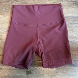 Lululemon WonderUnder biker shorts